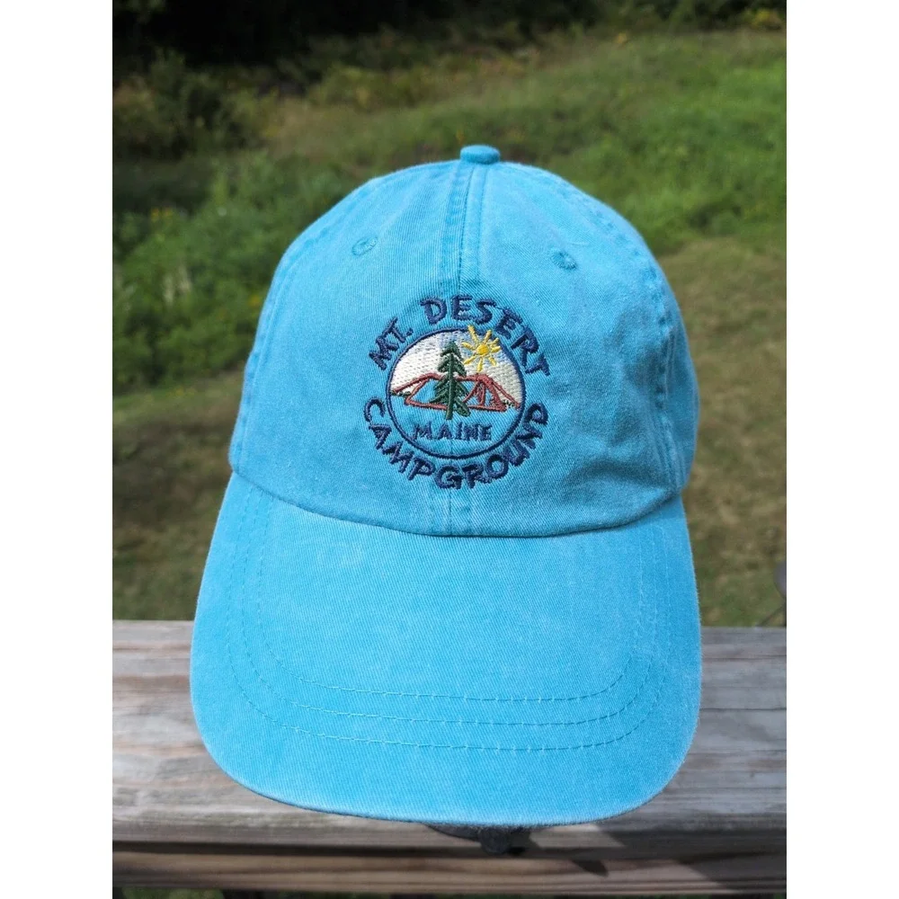 Mt. Desert Maine Campground Adult Adjustable Hat Cap